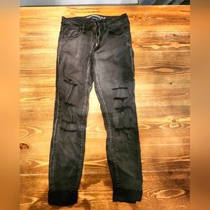 A&E Super Stretch Black Denim Jeans